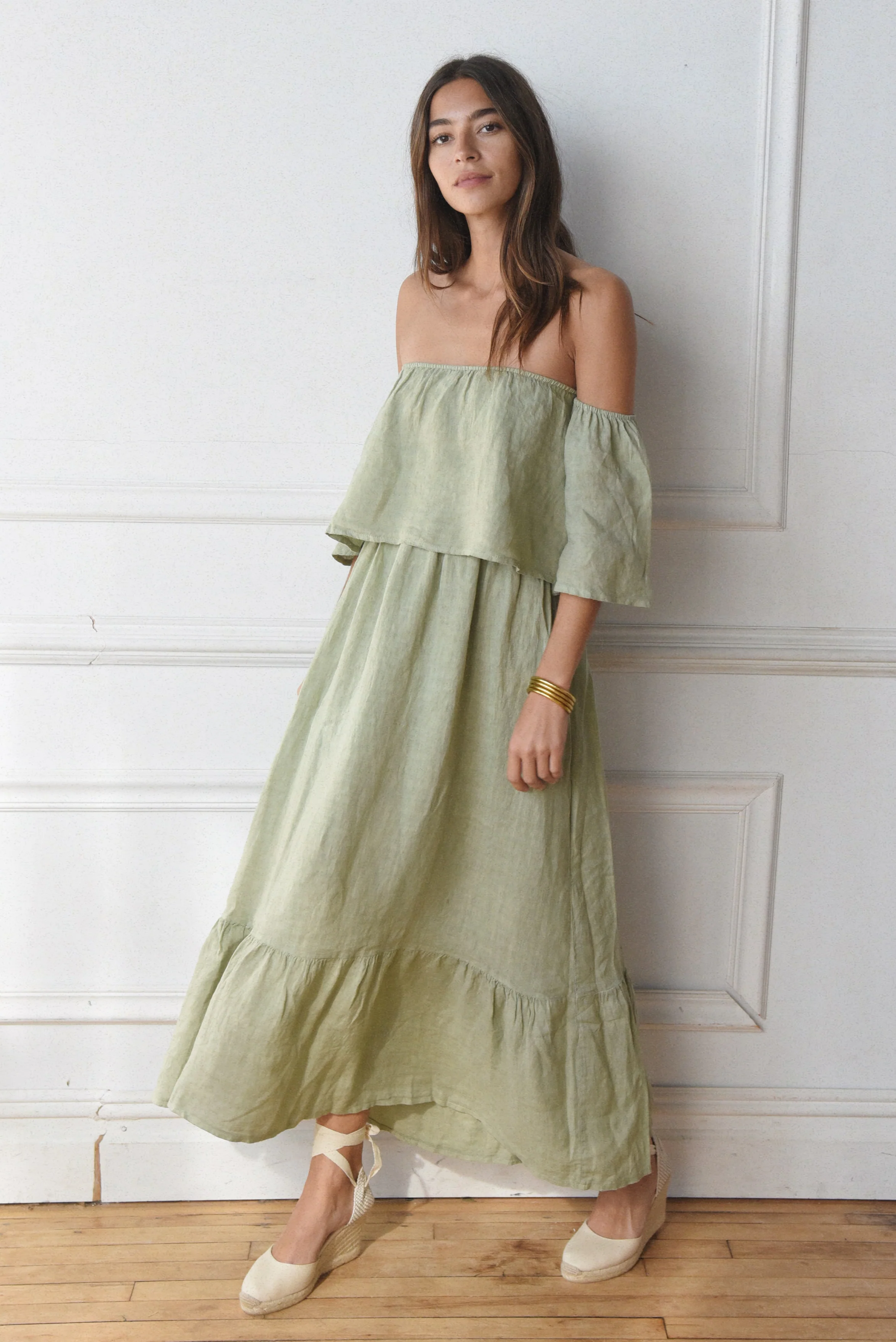 The Baila Dress // Sage - Image 2