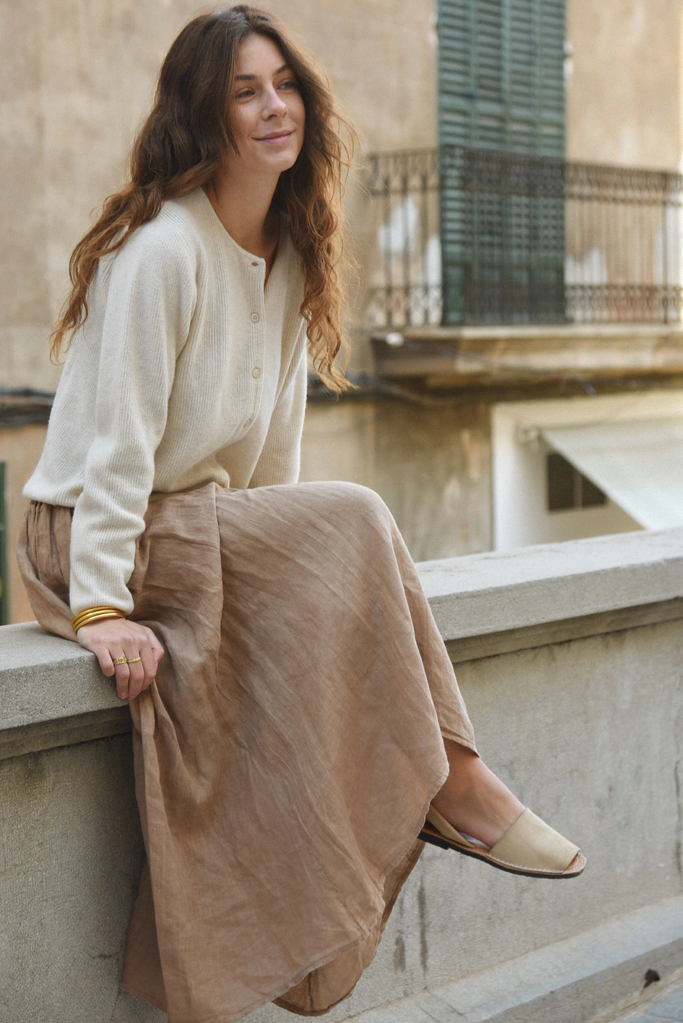The Cashmere Bianca Top // Moon - Image 3