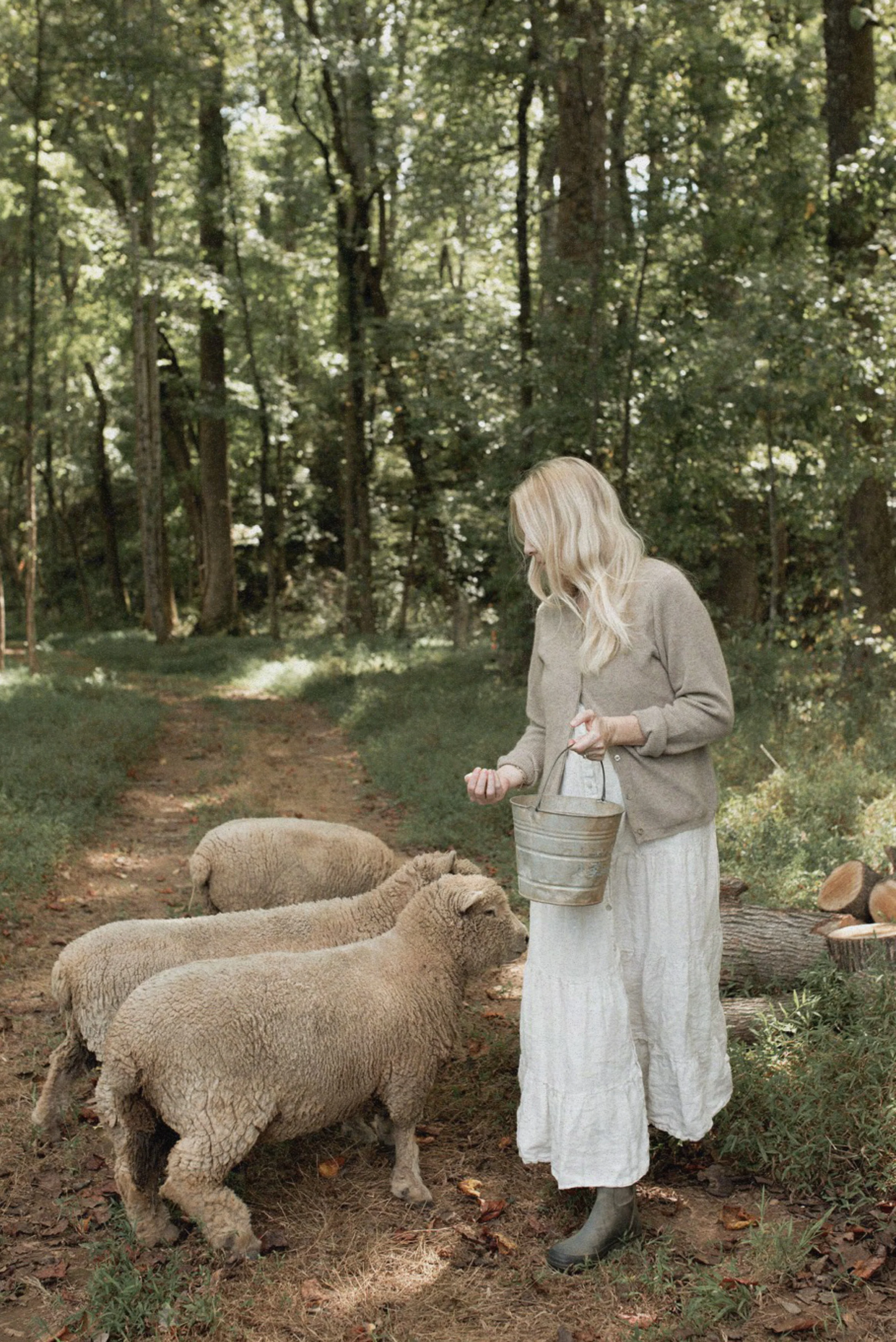 The Cashmere Bianca Top // Rye - Image 4