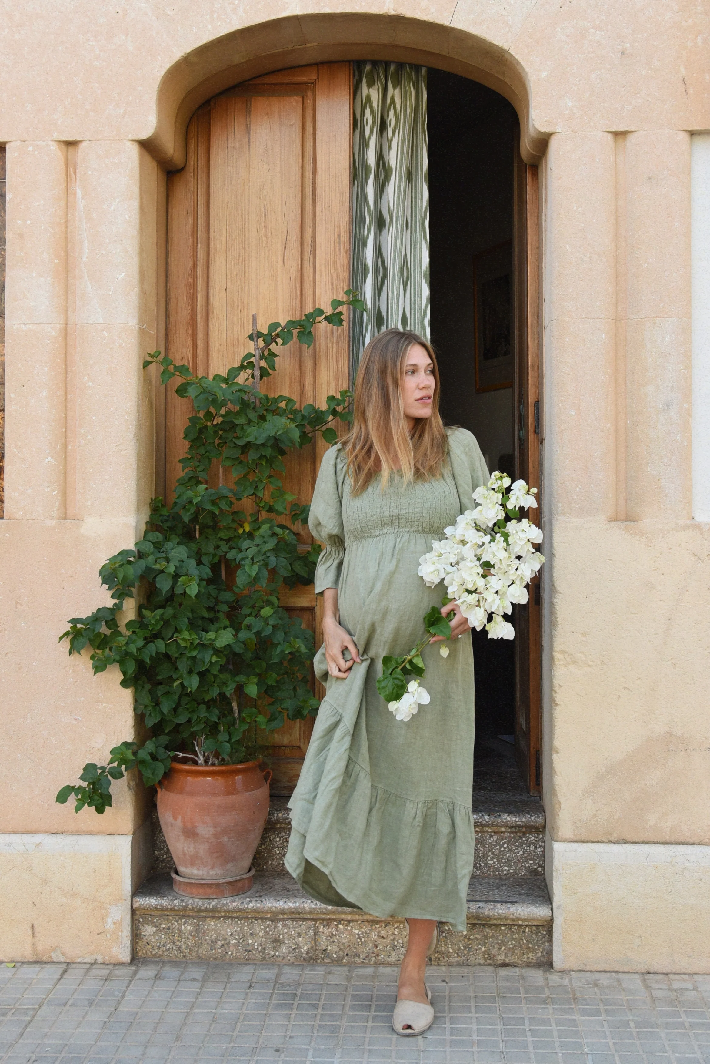 The Deia Dress // Sage - Image 5
