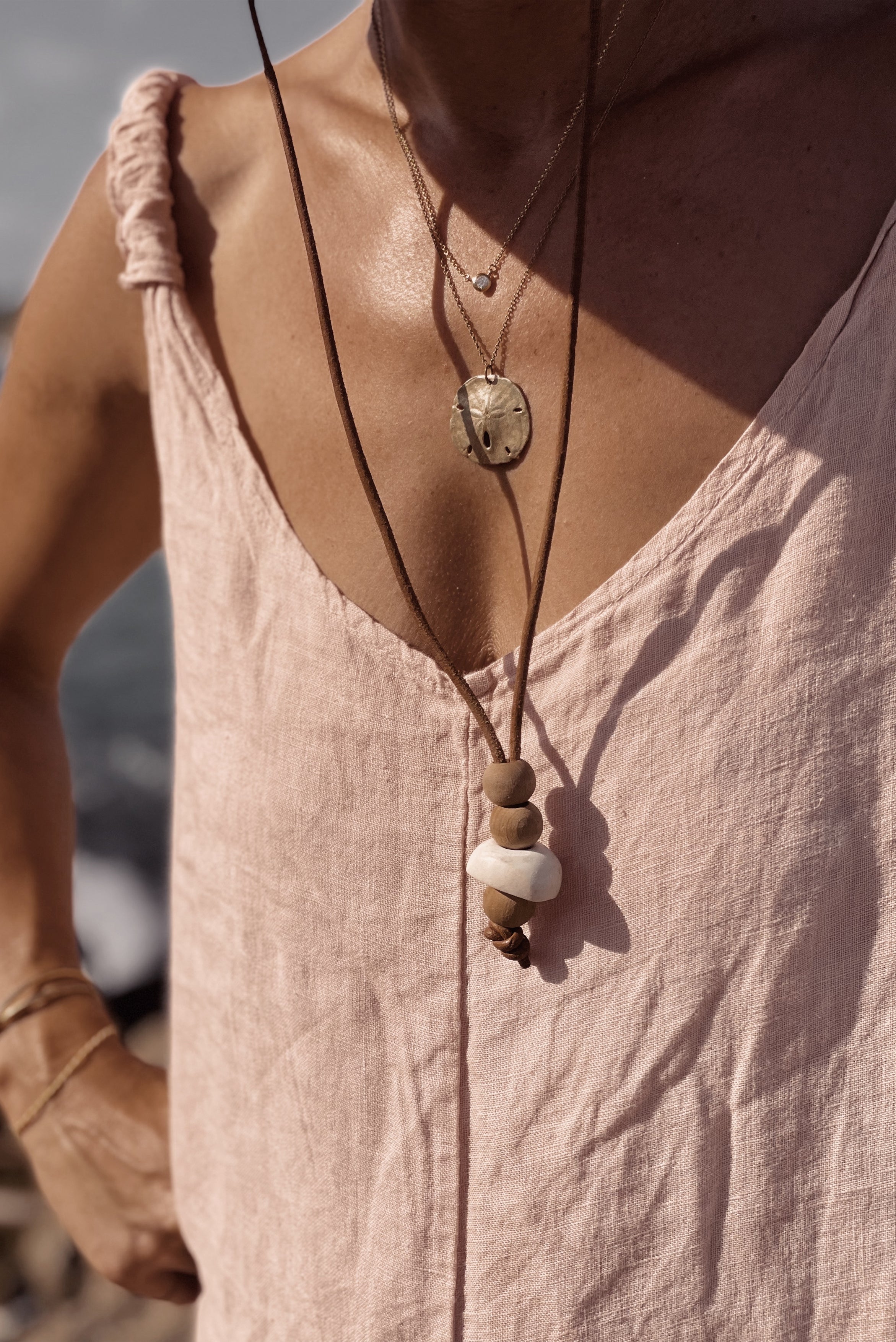The Linen Jumpsuit // Blush - Image 2