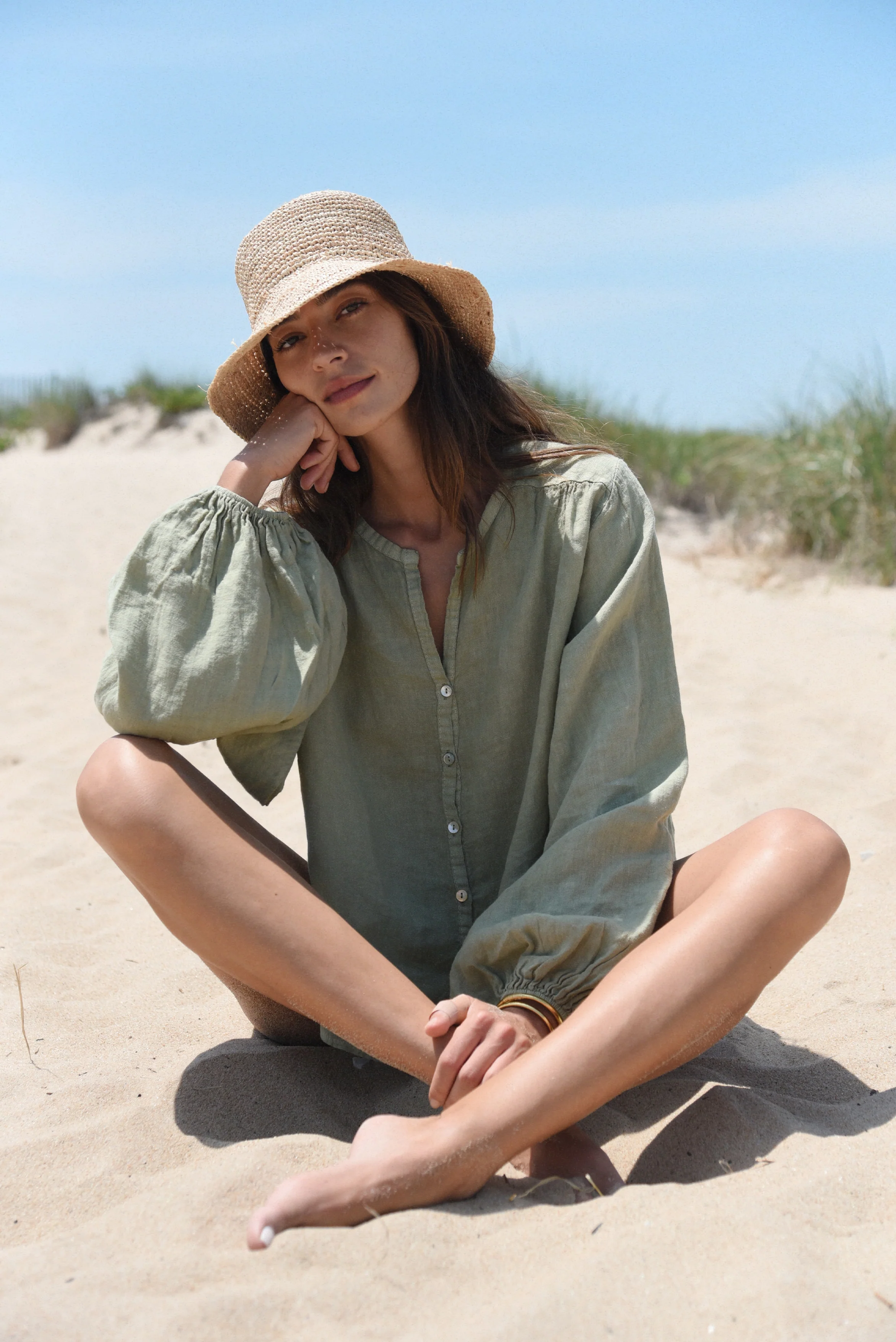 The Lily Blouse // Sage - Image 5