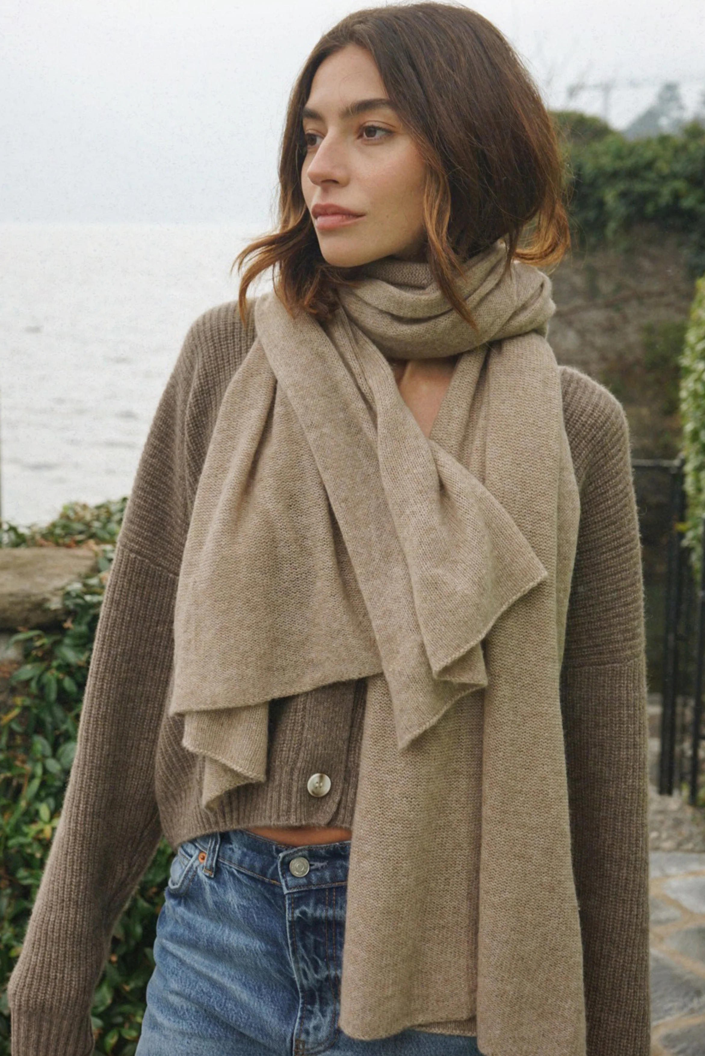 The Mathilda Cashmere Scarf // Rye - Image 4