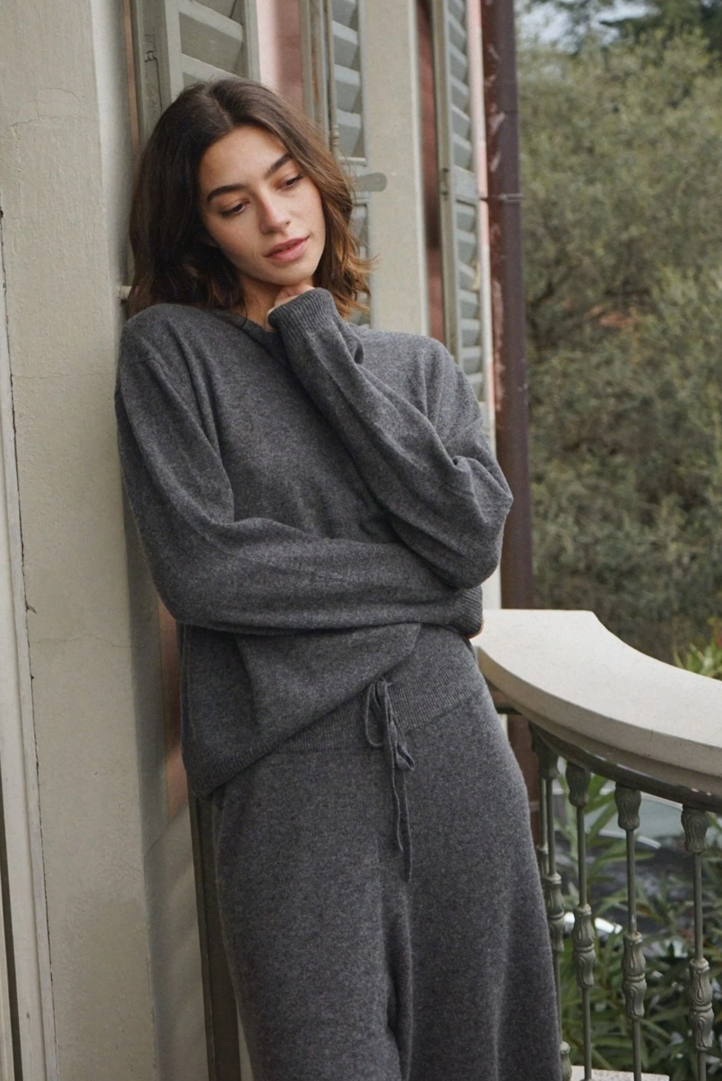 The Rocio Cashmere Pants // Ash - Image 4
