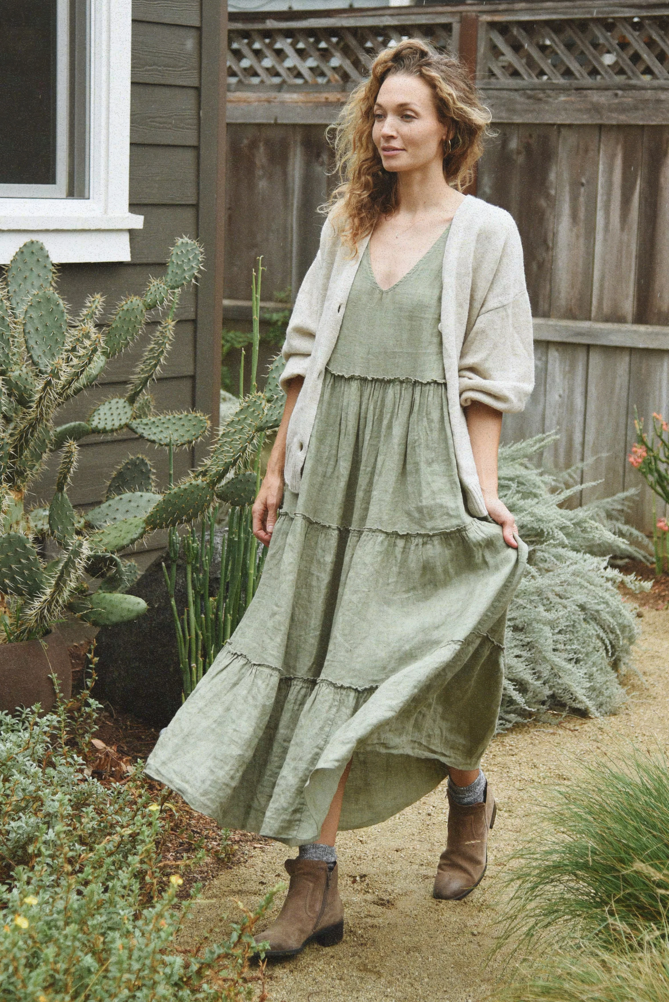 The Sevilla Dress // Sage - Image 7